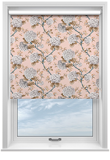 Bouquet, Soft Apricot - Roller Blind